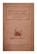 Introduccion a la metafisica de  P. Francisco Suarez