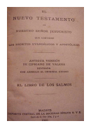 Nuevo testamento y salmos de  Annimo