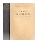 El trabajo en America - Antes y despues de Colon de  L. Capitan y Henri Lorin