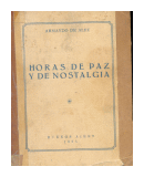 Horas de paz y de nostalgia de  Armando De Aleu