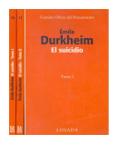 El suicidio de  mile Durkheim
