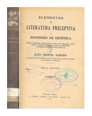 Elementos de literatura preceptiva y nociones de estetica de  Juan Manuel Garzn