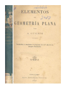 Elementos de geometría plana de  A. Guilmin