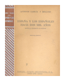 Espaa y los espaoles hace dos mil aos de  Antonio Garca y Bellido