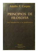 Principios de Filosofia de  Adolfo P. Carpio