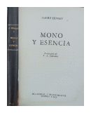 Mono y Esencia de  Aldous Huxley