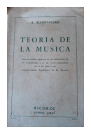 Teoria de la musica de  A. Danhauser