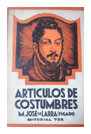 Articulos de costumbres de  Mariano Jos de Larra