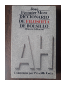 Diccionario de filosofia de Bolsillo (Solo se ofrece el tomo 1) de  Jos Ferrater Mora