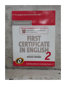 First Certificate In English 2 For Updated Exam de  _