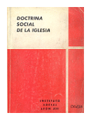 Doctrina social de la iglesia de  Autores - Varios