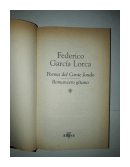 Poema del Cante Jondo - Romancero gitano de  Federico Garca Lorca
