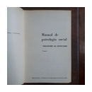 Manual de psicologia social (Tomo 1) de  Theodore M. Newcomb