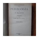 Pedagogia de  P. Barth