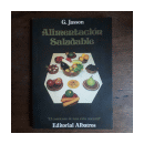 Alimentacion saludable de  G. Jasson