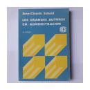 Los grandes autores en administracion de  Jean-Claude Scheid