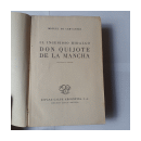 El ingenioso Hidalgo Don Quijote de la Mancha de  Miguel de Cervantes Saavedra