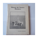 Manual del tecnico mecanico de  _