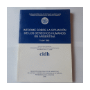 Informe sobre la situacion de los derechos humanos en Argentina de  _