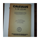 Calculus de  K. de Leeuw