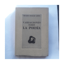 Variaciones sobre la poesia de  Eduardo Gonz?lez Lanuza