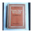 Principios basicos para un orden internacional de  Guido Gonella