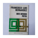 Breve antologia poetica de  Francisco Luis Bernardez