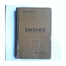 Sintaxis de  Juan B. Selva