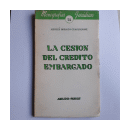 La cesion del credito embargado de  Aquiles Horacio Guaglinone