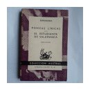 Poesias liricas - El estudiante de Salamanca de  Jose de Espronceda