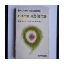 Carta abierta - Sobre el tercer mundo de  Jacques Soustelle