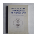 Manual para estudiantes de primer ao de  _