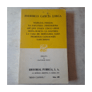 Mariana Pineda, La zapatera prodigiosa, otros de  Federico Garcia Lorca