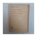 Estudios sobre poesia espaola contemporanea - La generacion de 1924-1925 de  Andrew P. Debicki
