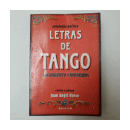 Letras de tango (con biografias y comentarios) de  Juan A.Russo - Santiago D. Marpegan