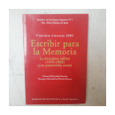 Escribir para la memoria de  Autores - Varios