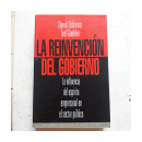 La reinvencion del gobierno de  David Osborne - Ted Gaebler