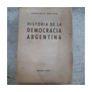 Historia de la democracia argentina de  Leopoldo R. Ornstein