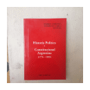 Historia Politica y Constitucional Argentina (1776-1989) de  Autores - Varios