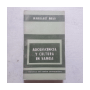 Adolescencia y cultura en Samoa de  Margaret Mead