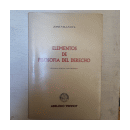 Elementos de filosofia del derecho de  Jose Vilanova