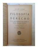 Filosofia del derecho de  Icilio Vanni