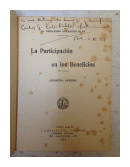 La participacion en los beneficios (Derecho Obrero) de  Dr. Guillermo Garbarini Islas