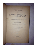 Principios de politica de  F. Von Holtzendorff