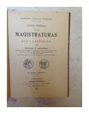 Teoria general de las magistraturas bajo la republica de  Ricardo E. Cranwell