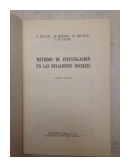 Metodos de investigacion en las relaciones sociales de  C. Selltiz