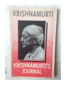 Krishnamurti Journal de  Jiddu Krishnamurti