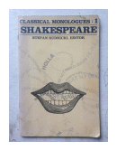 Classical Monologues: 1 - Shakespeare de  Stefan Rudnicki