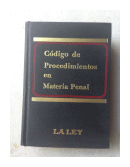 Codigo de procedimientos en materia penal de  _