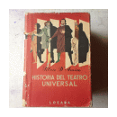 Historia del teatro universal (4 Tomos) de  Silvio D'Amico
